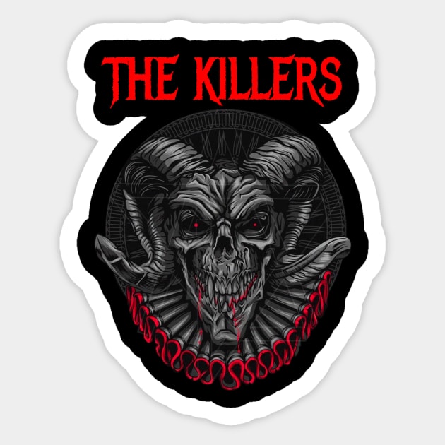 THE KILLERS BAND MERCHANDISE Sticker by Pastel Dream Nostalgia